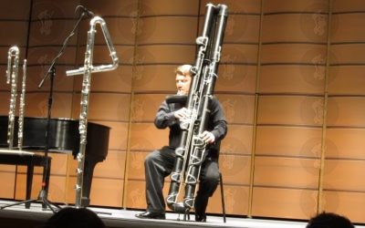 Musician Shows Off A Gigantic Hyperbass Flute With Over 5.5 Meters Of Tube