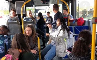 High School Choir Take Over Airport Shuttle Bus with Breathtaking Impromptu Performance