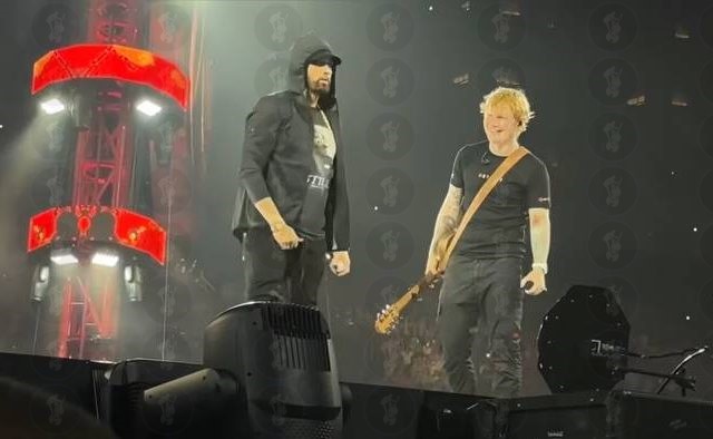 Crowd loses it when Eminem crashes Ed Sheeran’s gig in Detroit - The ...
