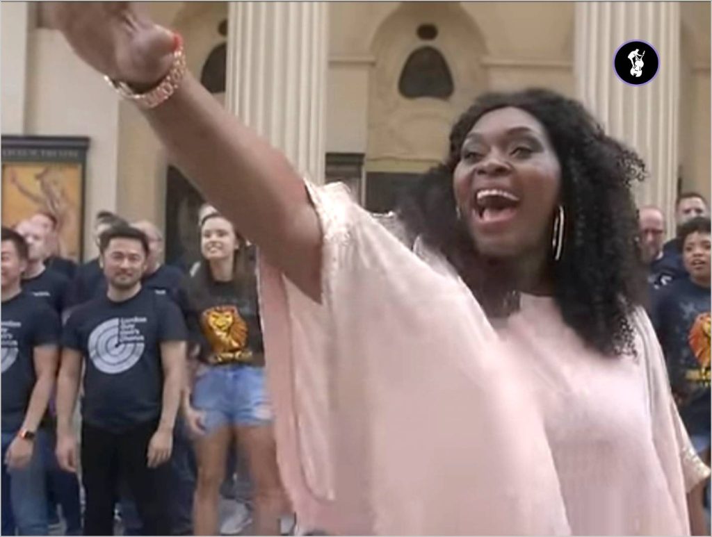 The Day The Lion King Cast And The LGM Chorus Joined Forces To Perform Circle Of Life Outside The Lyceum Theatre