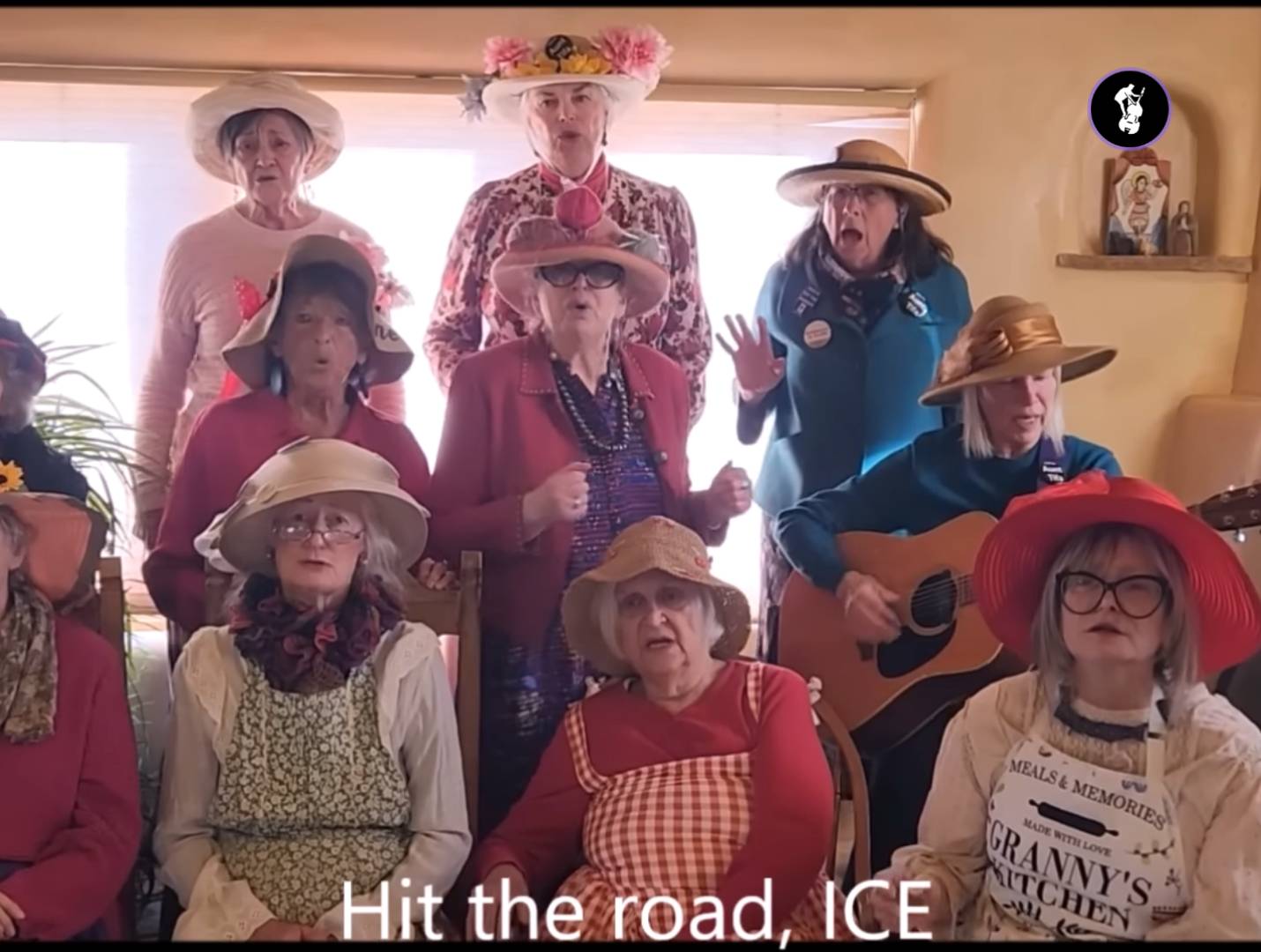 Santa Fe Raging Grannies Turn Ray Charles Song Into Passionate Anti-ICE Protest Song - The Music Man